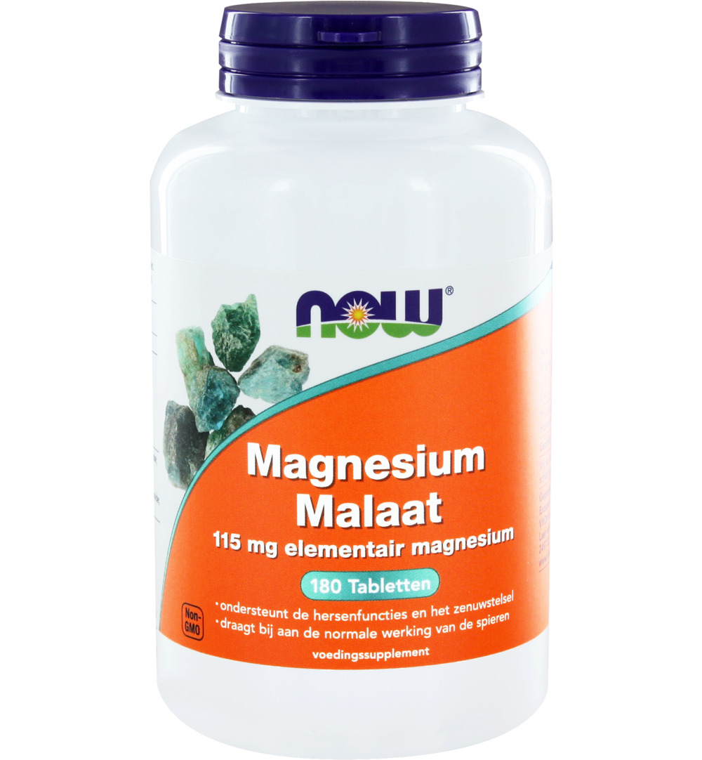 Magnesium Malaat Tabletten Now Praktijk Van Den Bosch